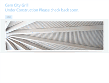 Tablet Screenshot of gemcitygrill.com